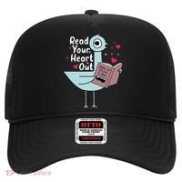 Read Your Heart Out Pigeon Cute Teacher Book Lover Hat thumb 0