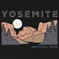 Retro Yosemite Half Dome National Park Vintage T-Shirt thumb 7