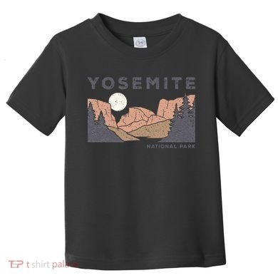 Retro Yosemite Half Dome National Park Vintage Toddler T-Shirt