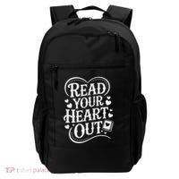 Read Your Heart Out Teacher Women Reader Bookish Book Lover Backpack thumb 0
