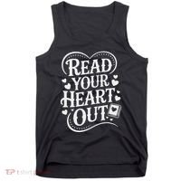 Read Your Heart Out Teacher Women Reader Bookish Book Lover Tank Top thumb 0