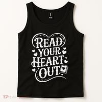 Read Your Heart Out Teacher Women Reader Bookish Book Lover Tank Top thumb 2