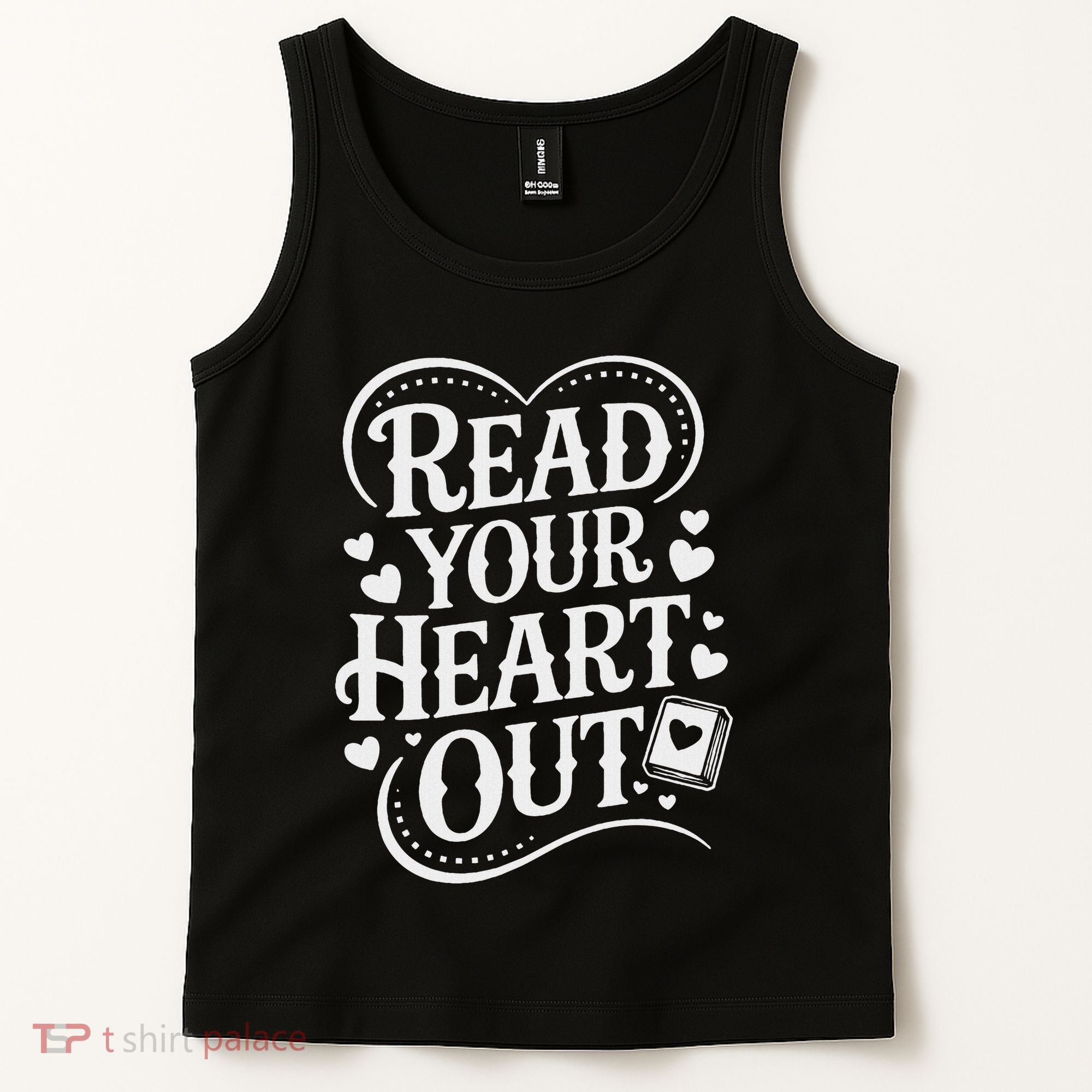 Read Your Heart Out Teacher Women Reader Bookish Book Lover Tank Top