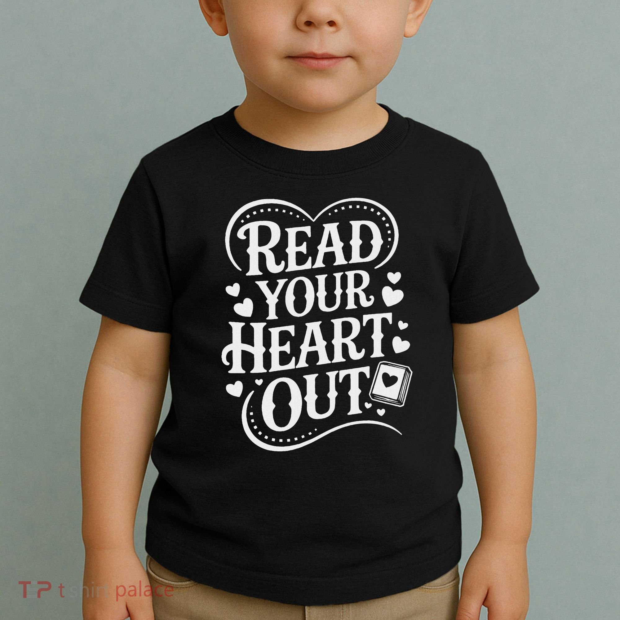 Read Your Heart Out Teacher Women Reader Bookish Book Lover Toddler T-Shirt