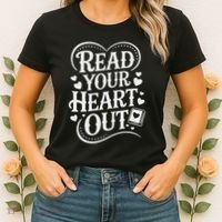 Read Your Heart Out Teacher Women Reader Bookish Book Lover Women's T-Shirt thumb 2