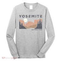 Retro Yosemite Halfdome National Park Long Sleeve Shirt thumb 0