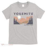 Retro Yosemite Halfdome National Park T-Shirt thumb 0