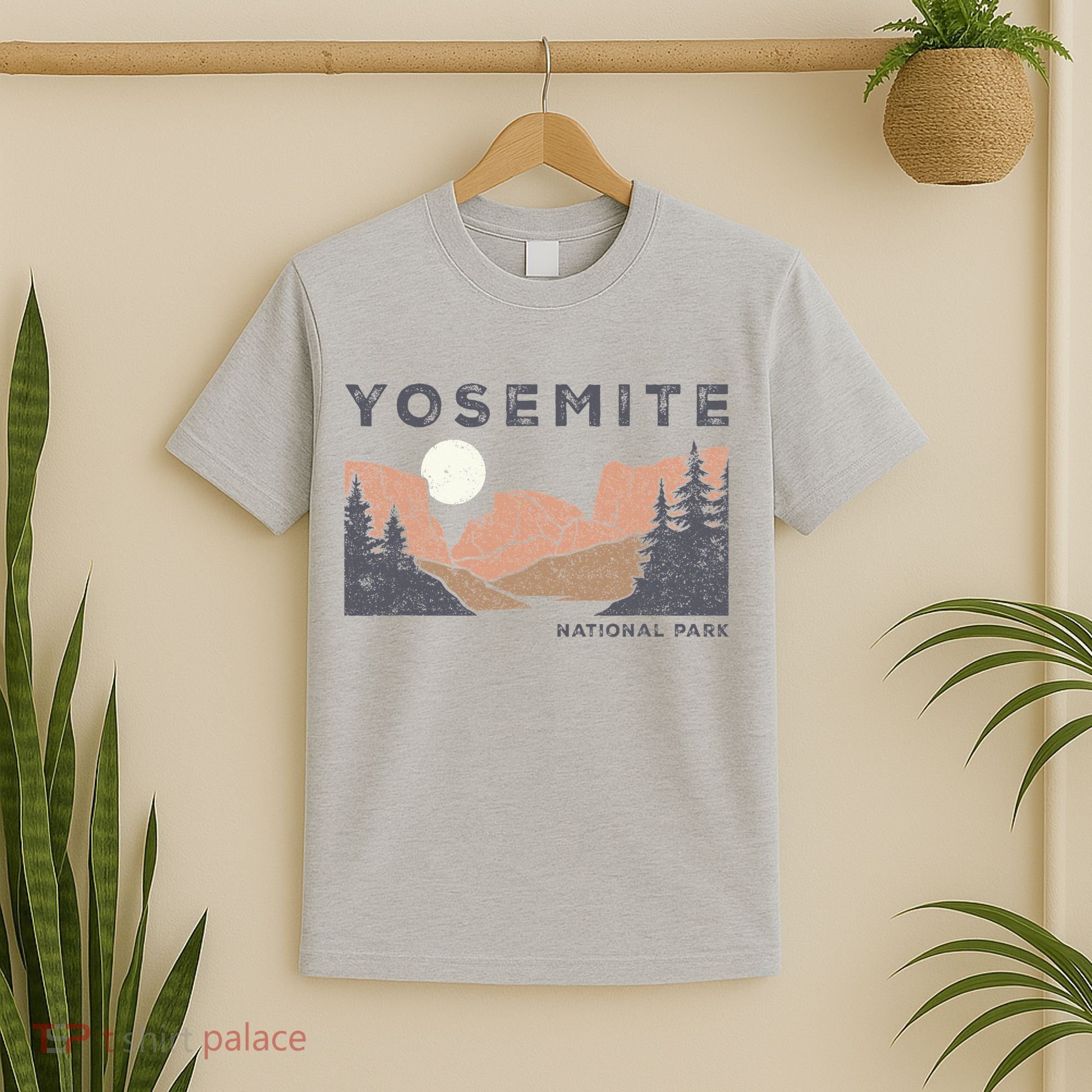 Retro Yosemite Halfdome National Park T-Shirt
