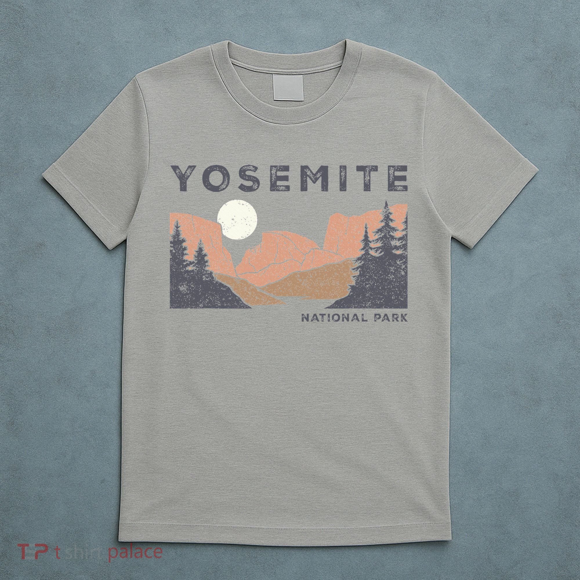 Retro Yosemite Halfdome National Park T-Shirt