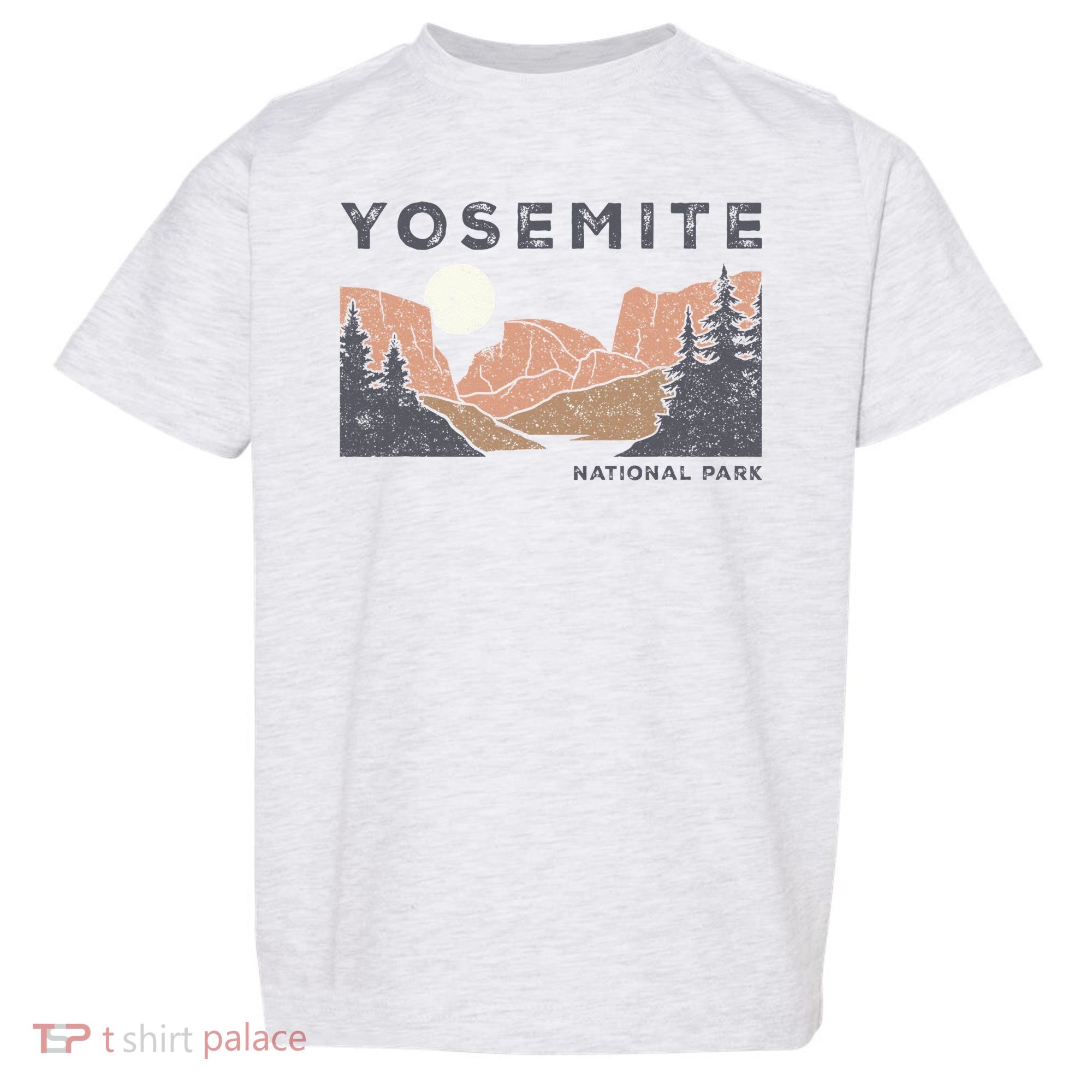 Retro Yosemite Halfdome National Park Toddler T-Shirt
