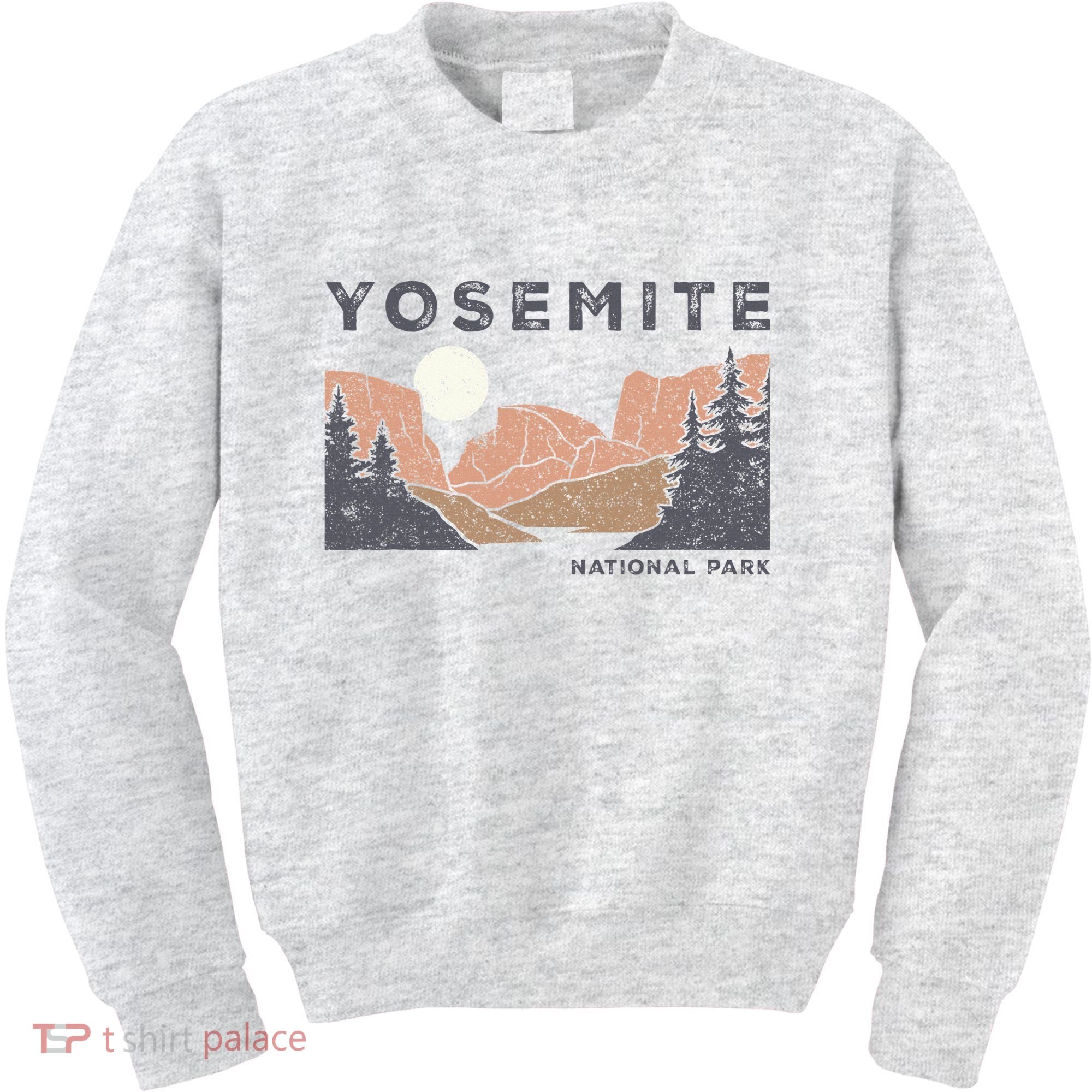Retro Yosemite Halfdome National Park Kids Sweatshirt