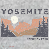 Retro Yosemite Halfdome National Park Kids Sweatshirt thumb 2