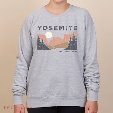Retro Yosemite Halfdome National Park Women's Sweatshirt