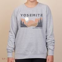 Retro Yosemite Halfdome National Park Women's Sweatshirt thumb 0