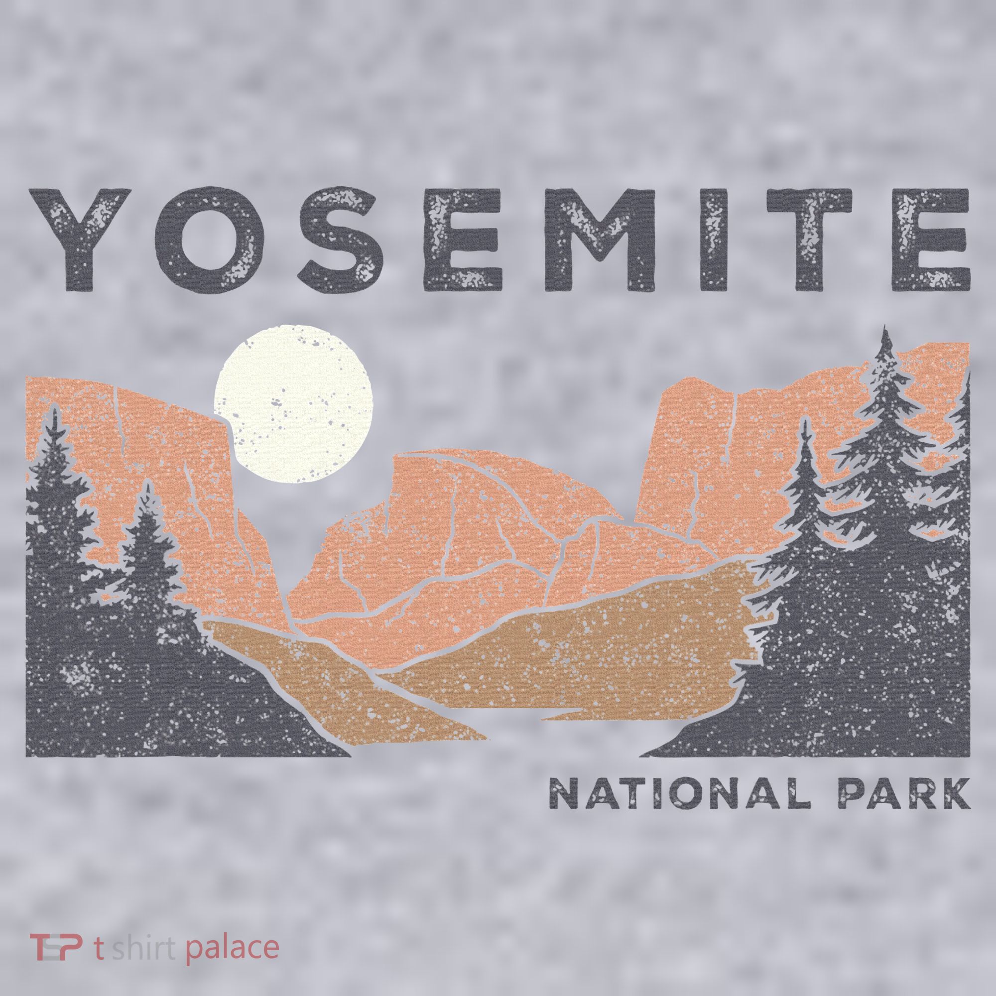 Retro Yosemite Halfdome National Park Women's Sweatshirt