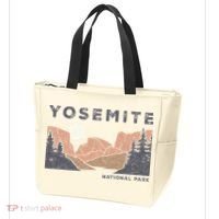 Retro Yosemite Halfdome National Park Tote Bag thumb 3