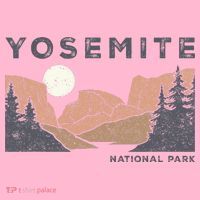 Retro Yosemite Halfdome National Park Coaster thumb 2