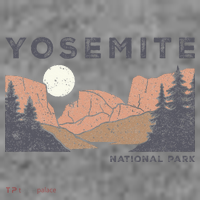 Retro Yosemite Halfdome National Park Toddler Hoodie thumb 2