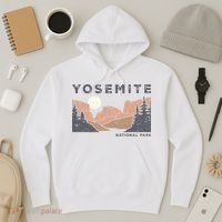 Retro Yosemite Halfdome National Park Hoodie thumb 3