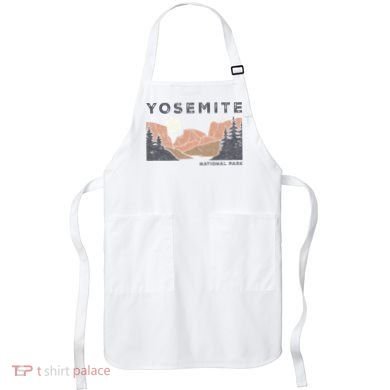 Retro Yosemite Halfdome National Park Apron