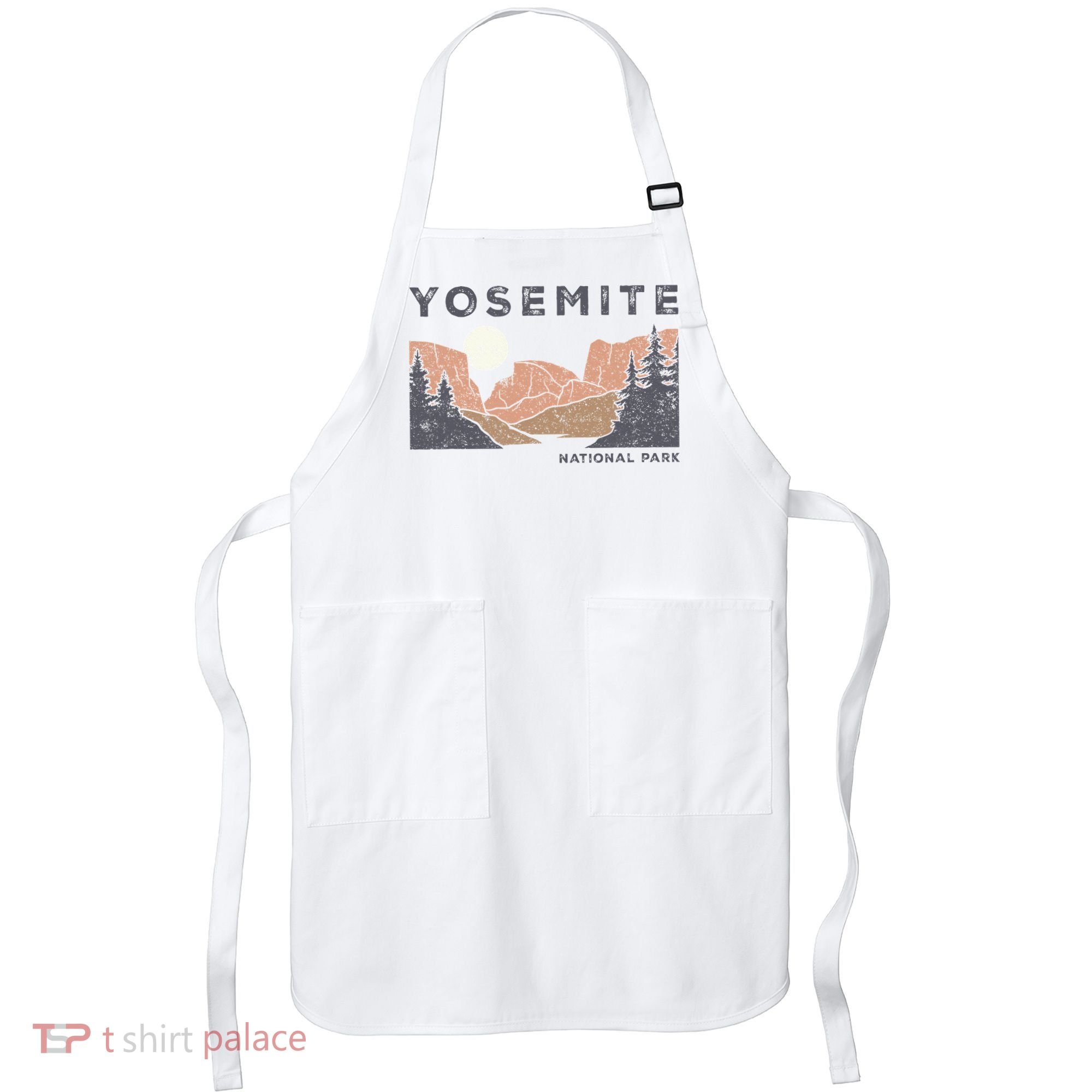 Retro Yosemite Halfdome National Park Apron