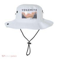 Retro Yosemite Halfdome National Park Bucket Hat thumb 0