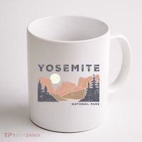 Retro Yosemite Halfdome National Park Coffee Mug thumb 1