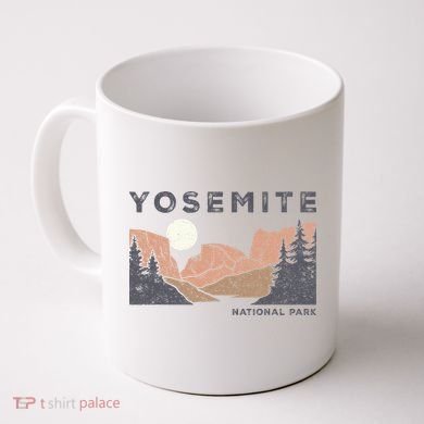Retro Yosemite Halfdome National Park Coffee Mug