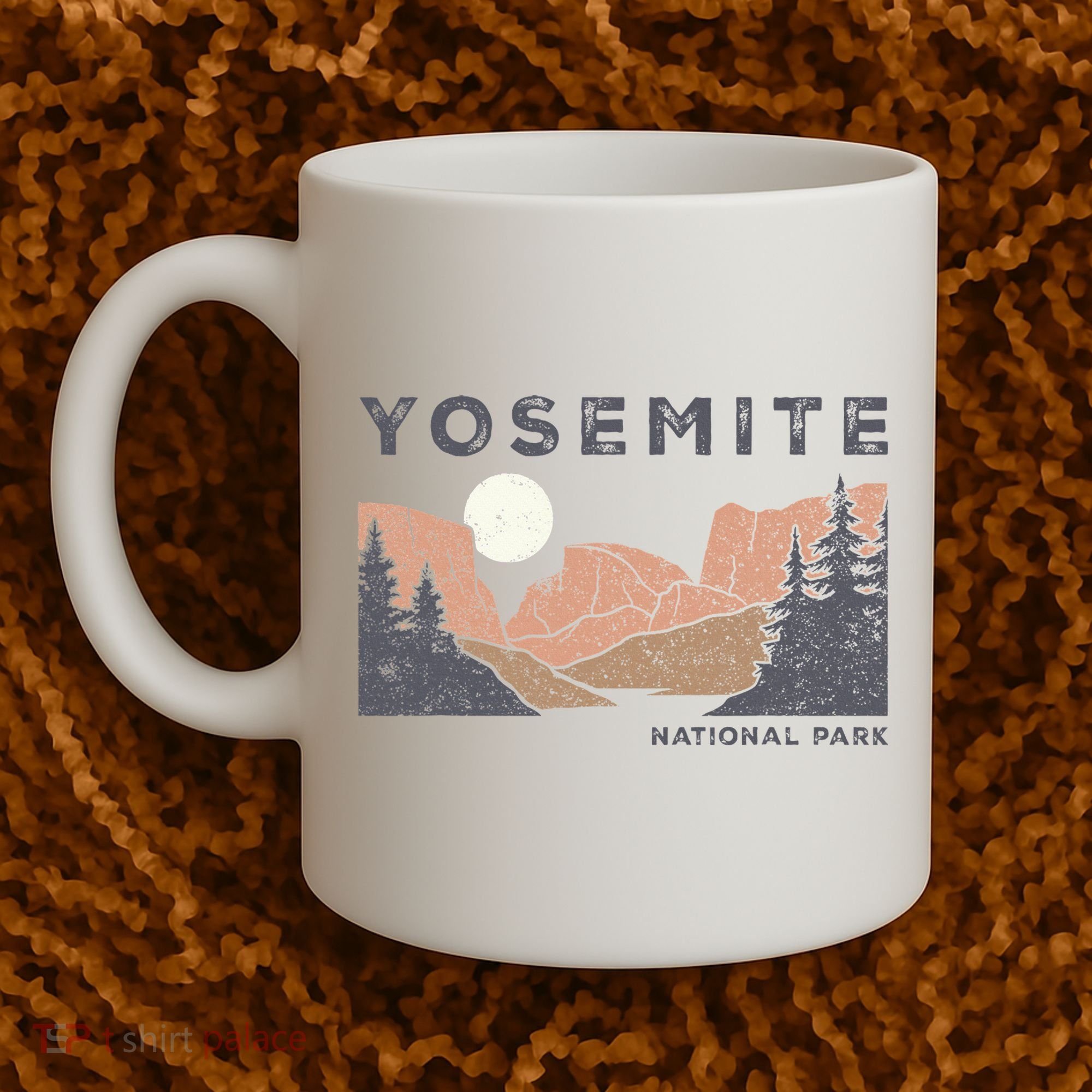 Retro Yosemite Halfdome National Park Coffee Mug