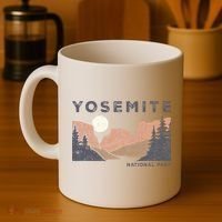 Retro Yosemite Halfdome National Park Coffee Mug thumb 4