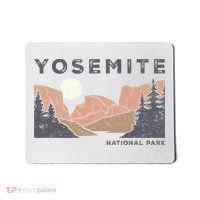 Retro Yosemite Halfdome National Park Mousepad thumb 0