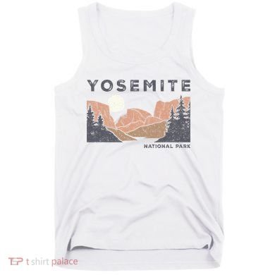Retro Yosemite Halfdome National Park Tank Top
