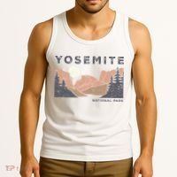 Retro Yosemite Halfdome National Park Tank Top thumb 3