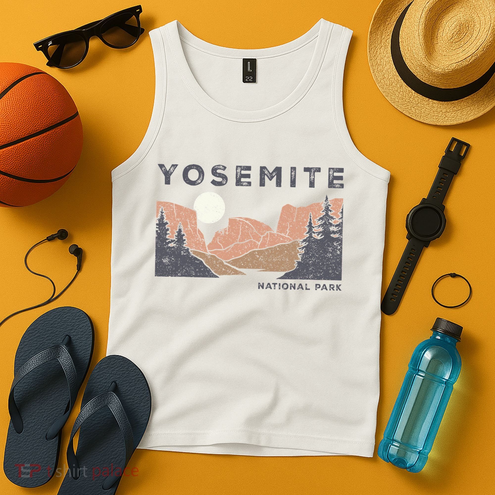 Retro Yosemite Halfdome National Park Tank Top