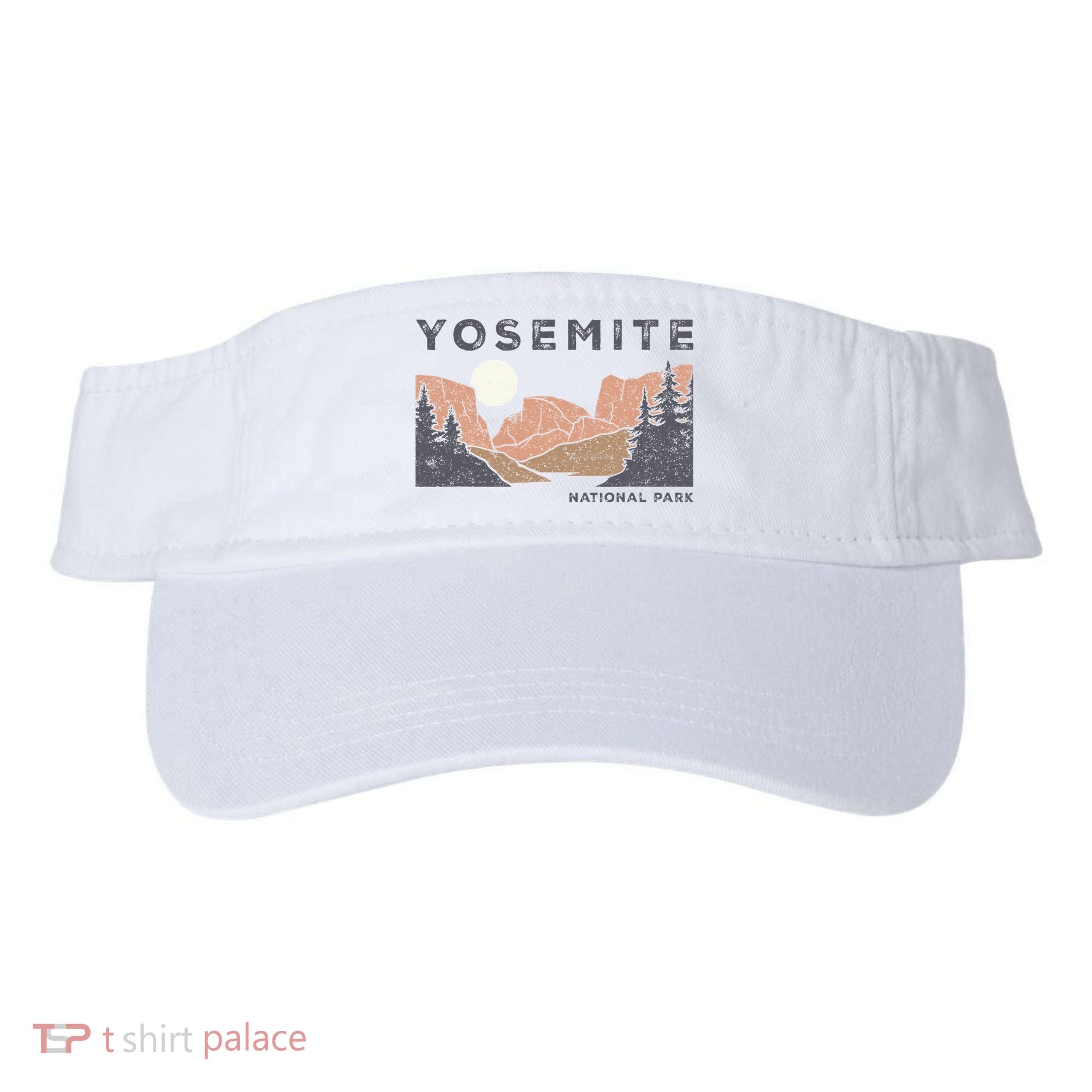 Retro Yosemite Halfdome National Park Visor