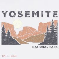 Retro Yosemite Halfdome National Park Women's T-Shirt thumb 6