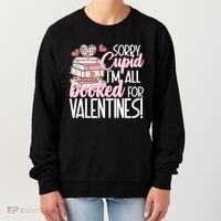 Read Your Heart Out Valentines Day Teacher Book Lover Women's Sweatshirt thumb 0