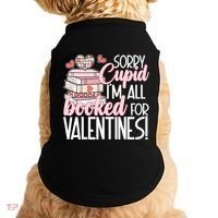 Read Your Heart Out Valentines Day Teacher Book Lover Doggie Tank thumb 0