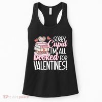 Read Your Heart Out Valentines Day Teacher Book Lover Women's Tank Top thumb 0