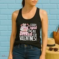 Read Your Heart Out Valentines Day Teacher Book Lover Women's Tank Top thumb 2
