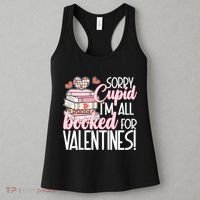 Read Your Heart Out Valentines Day Teacher Book Lover Women's Tank Top thumb 3