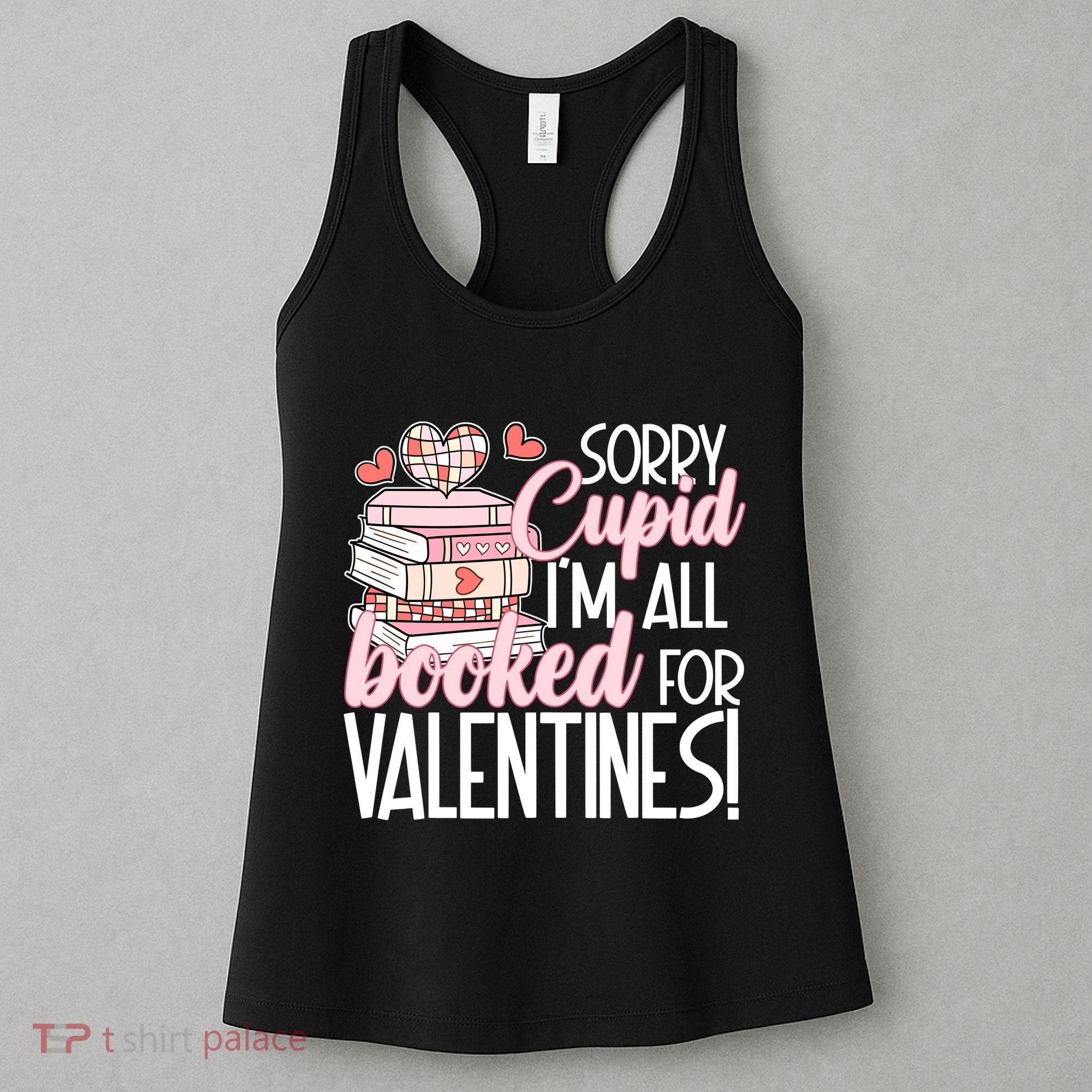 Read Your Heart Out Valentines Day Teacher Book Lover Women's Tank Top