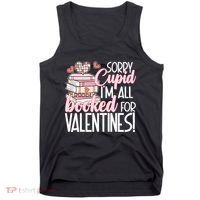 Read Your Heart Out Valentines Day Teacher Book Lover Tank Top thumb 0