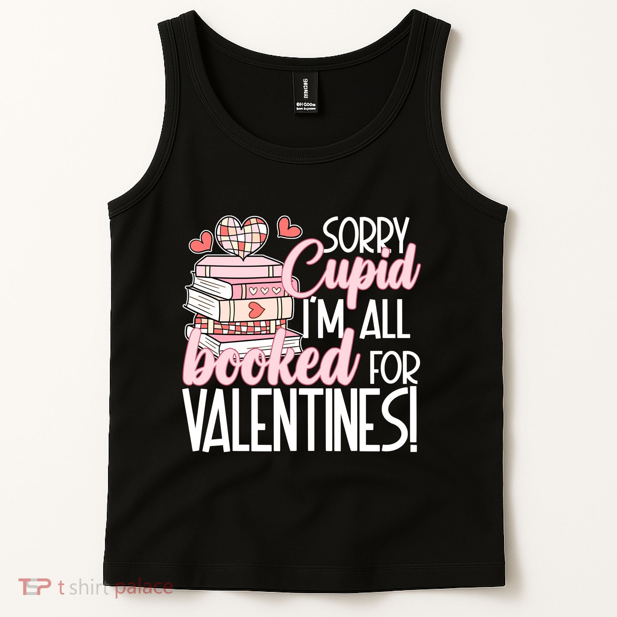 Read Your Heart Out Valentines Day Teacher Book Lover Tank Top