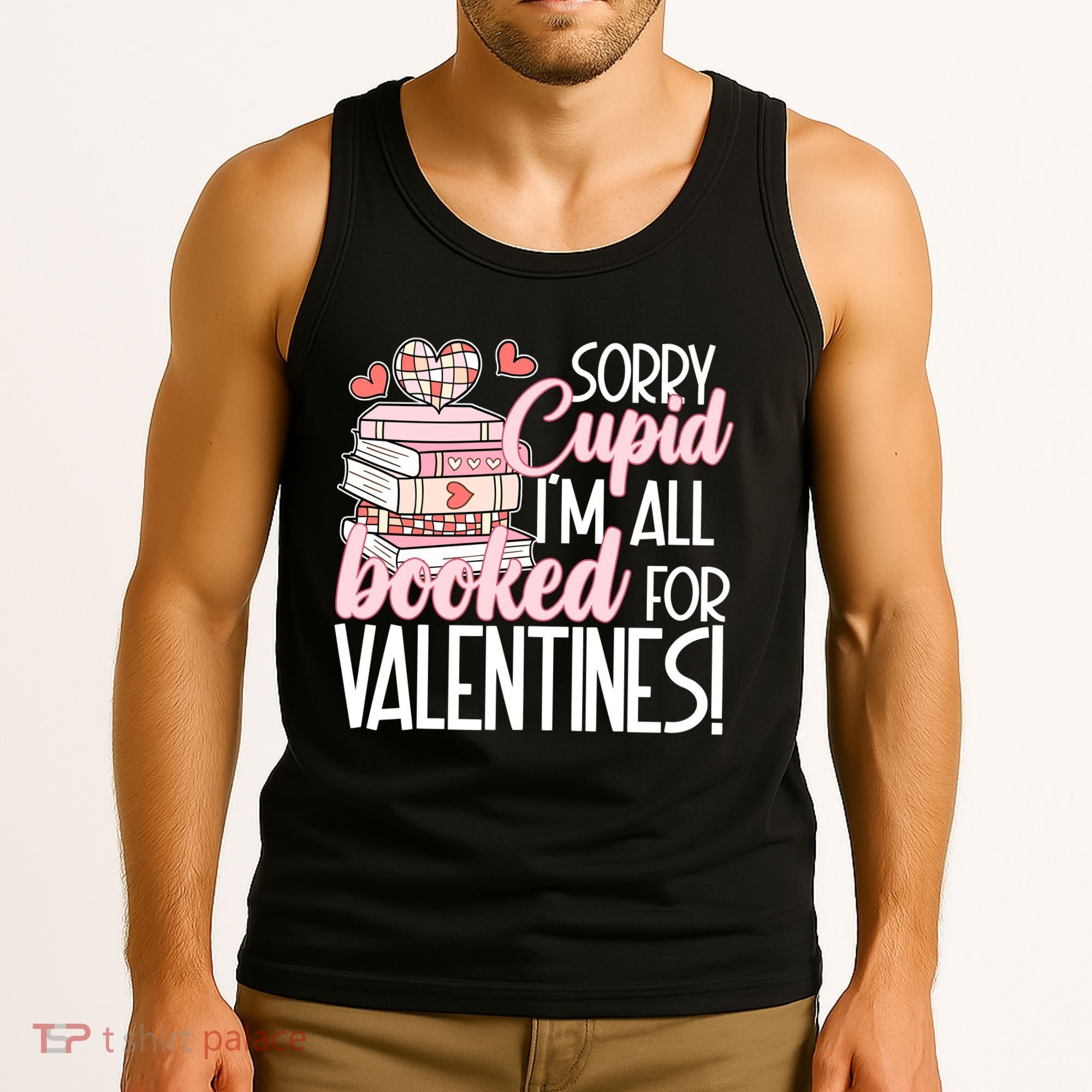 Read Your Heart Out Valentines Day Teacher Book Lover Tank Top