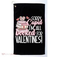 Read Your Heart Out Valentines Day Teacher Book Lover Golf Towel thumb 0