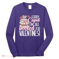 Read Your Heart Out Valentines Day Teacher Book Lover Long Sleeve Shirt thumb 0