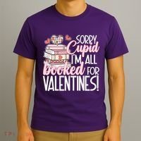Read Your Heart Out Valentines Day Teacher Book Lover T-Shirt thumb 3