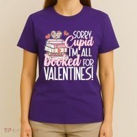 Read Your Heart Out Valentines Day Teacher Book Lover T-Shirt thumb 4