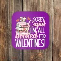 Read Your Heart Out Valentines Day Teacher Book Lover Coaster thumb 0